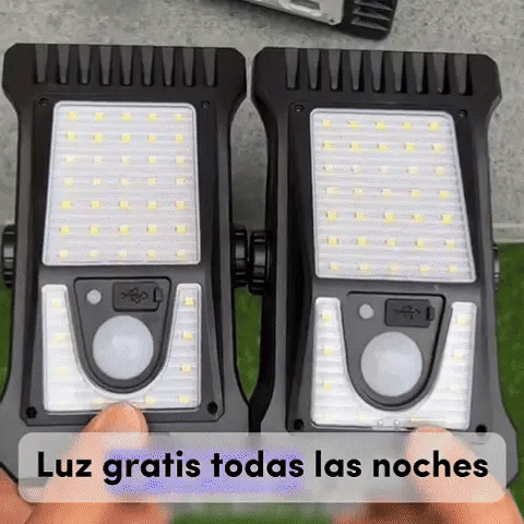 Lámpara Solar LED Portátil con Activación por Movimiento - 2x1