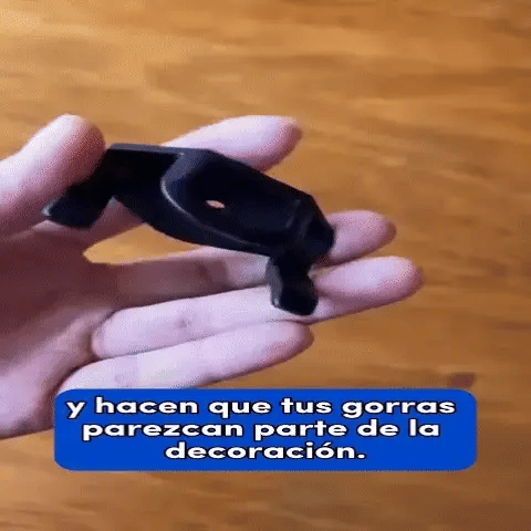 Ganchos organizadores de gorras