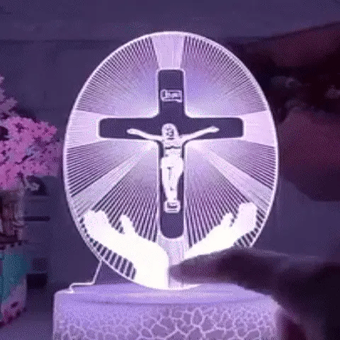 Lámpara LED Cristo 16 colores + eBook 🎁