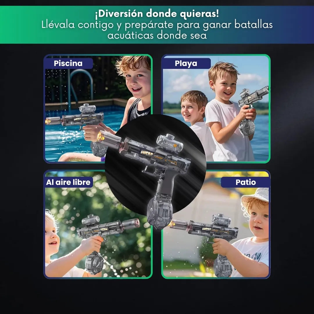 FlameSplash™ | Pistola de Agua Eléctrica