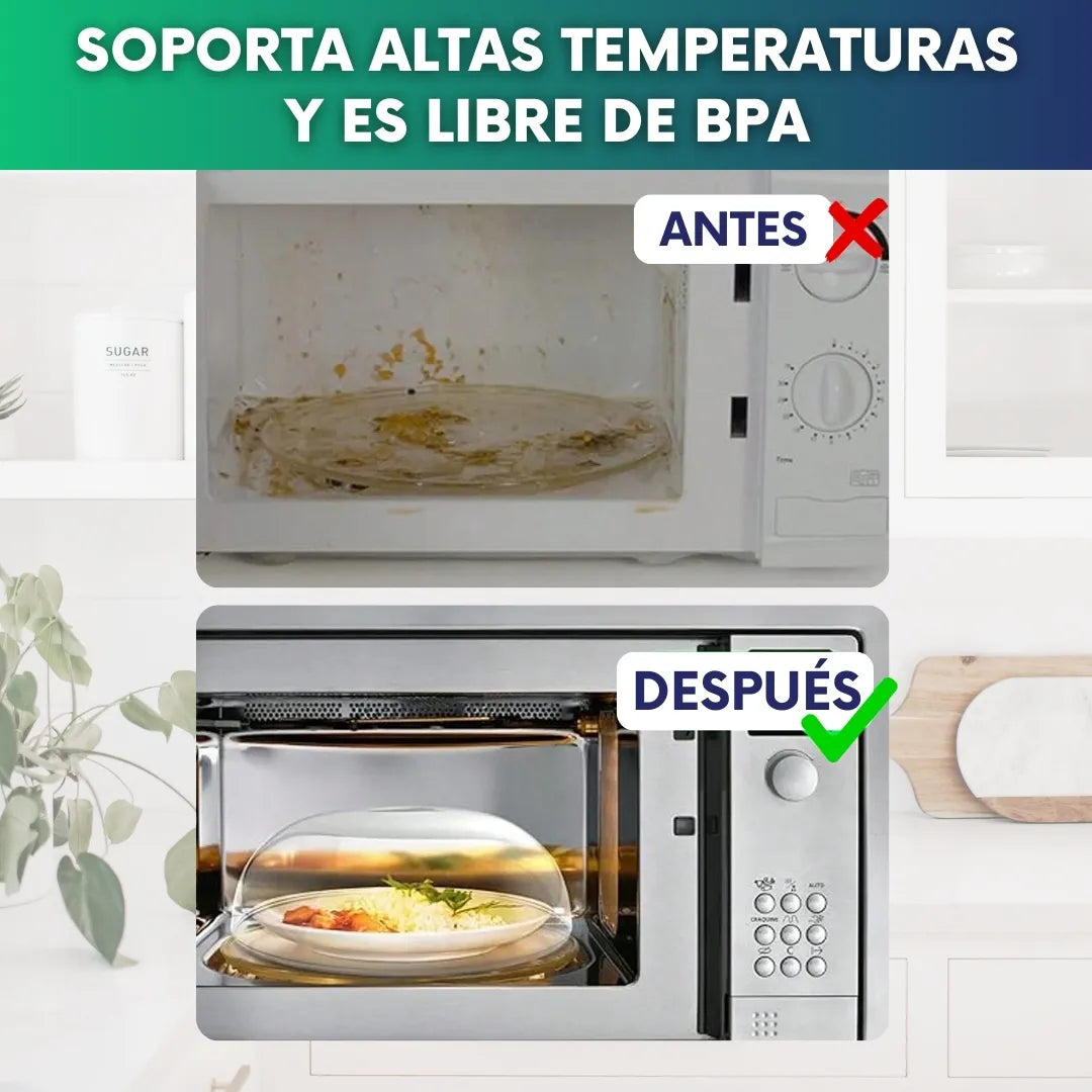 Tapa Chef para microondas - 27cm