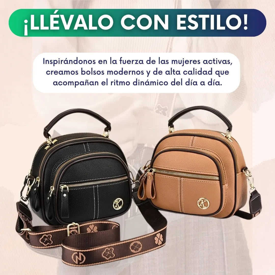 Bolso de mujer multifuncional con correa ajustable
