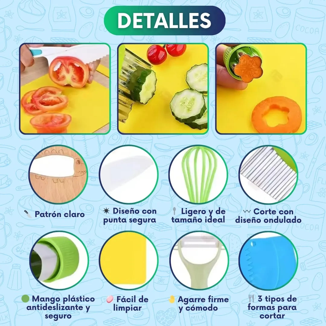 MiniChef™ | Set de cocina Montessori para niños + Regalo 🎁