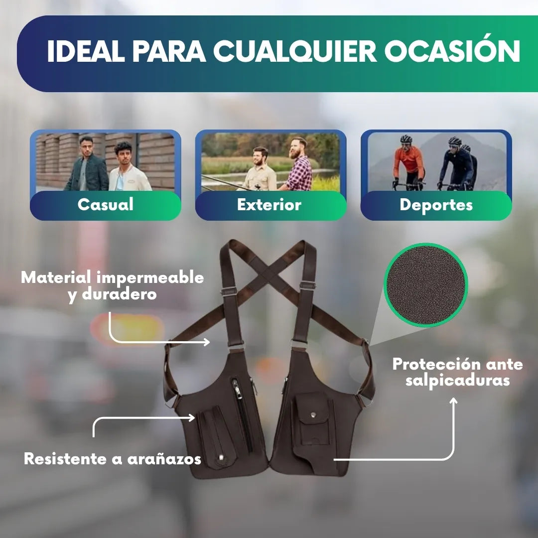 Funda bandolera Antirrobo - tipo chaleco