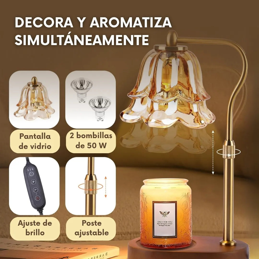 WarmLuxe™ - Lámpara candelabro calentadora