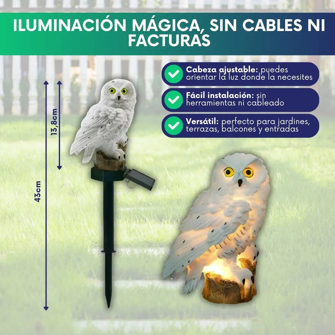 Buho solar mágico LED - Lleva 2 paga 1
