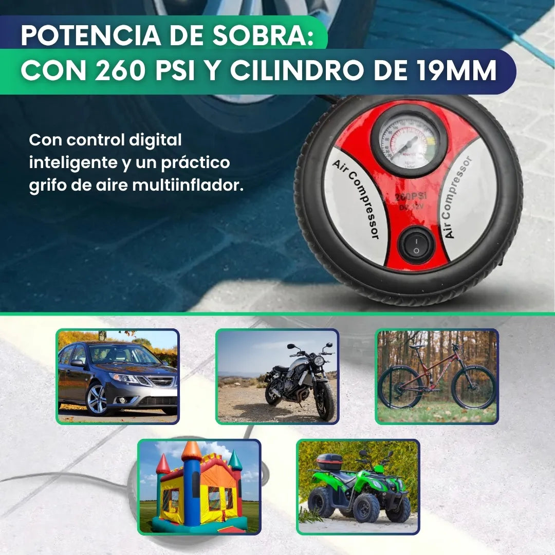 AutoAir™ Compresor de aire portable
