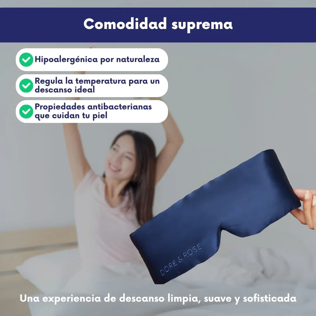 Antifaz de seda para dormir profundamente
