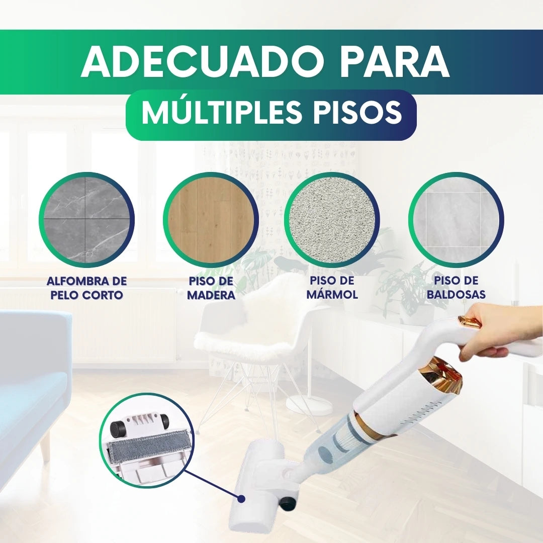 Aspiradora eléctrica recargable 2 en 1