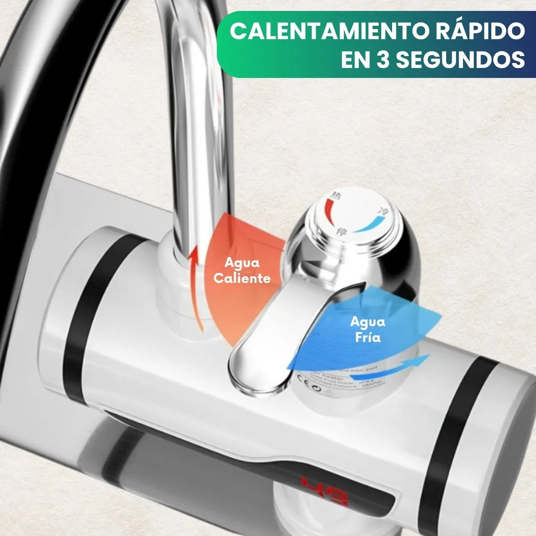 Grifo eléctrico calentador