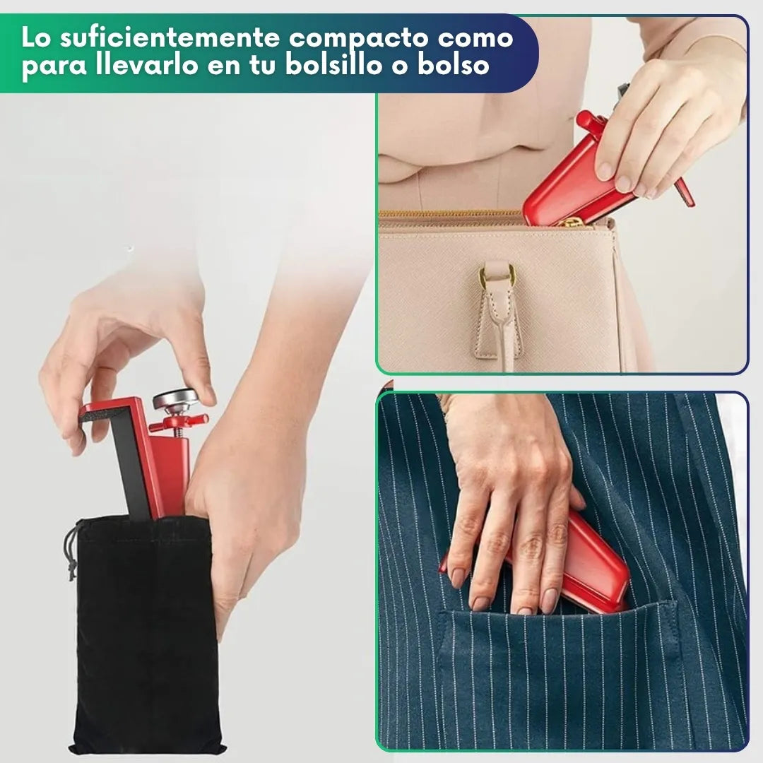 BeSafe - Bloqueador de puertas portátil con alarma