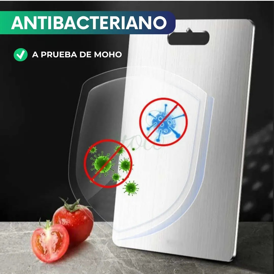 Tabla de picar de acero inoxidable (20x30cm)