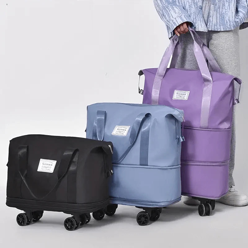Bolso expandible 3 en 1 con ruedas