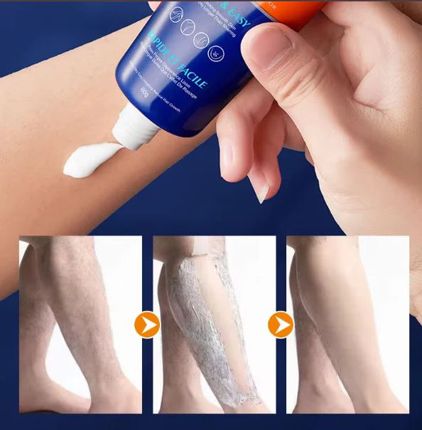 Crema depilatoria masculina - Libre de irritación