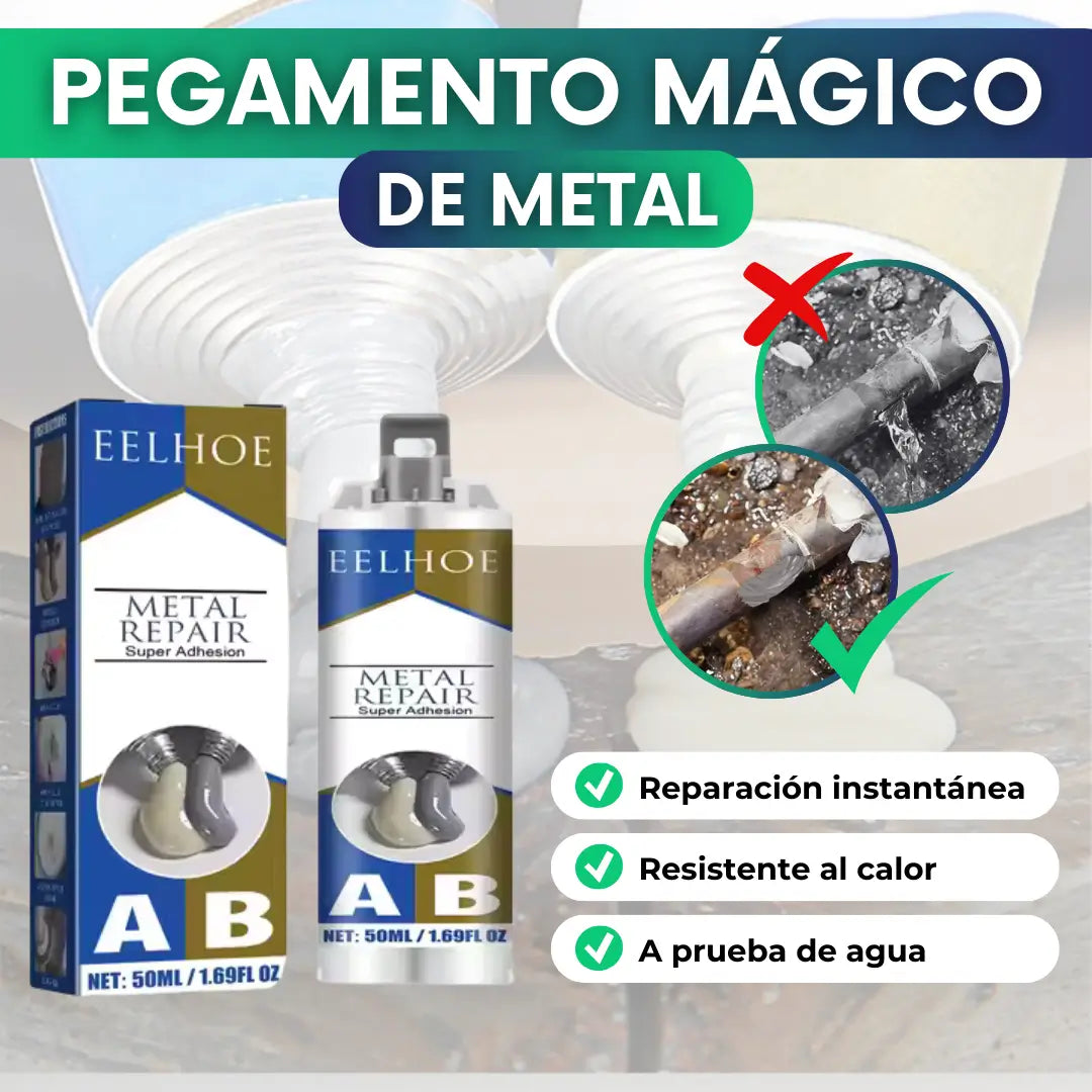 Pegamento mágico de metal dos componentes