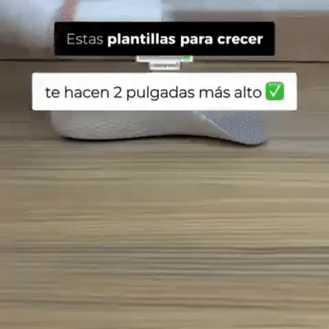 Plantillas aumenta altura ortopédicas - 2x1