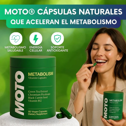 MOTO® Cápsulas naturales que aceleran el metabolismo