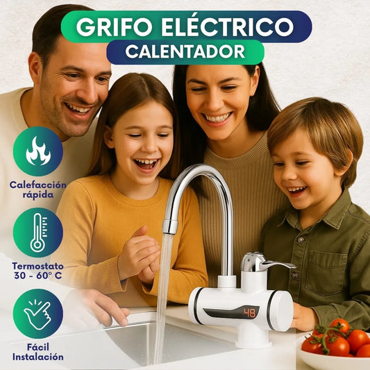 Grifo eléctrico calentador