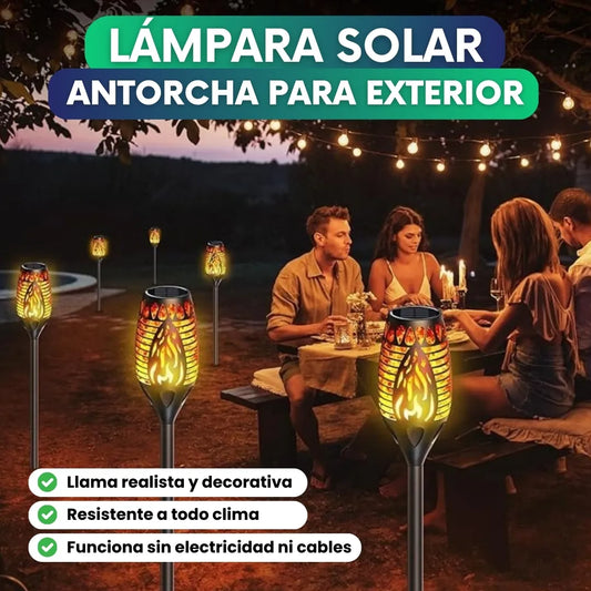 Lámpara solar Antorcha para exterior