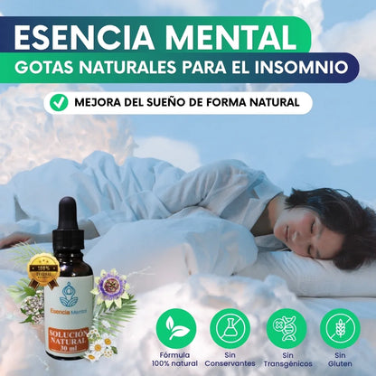 Esencia Mental - gotas naturales para el insomnio