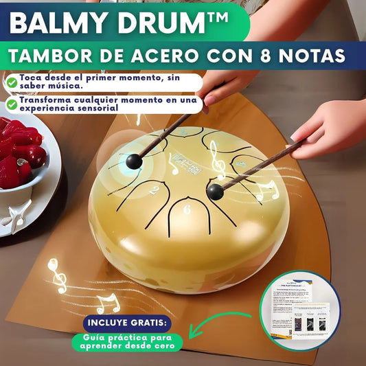 Balmy Drum™ – Tambor de acero con 8 notas