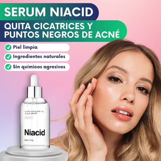 Serum Niacid - Quita cicatrices y puntos negros de acné