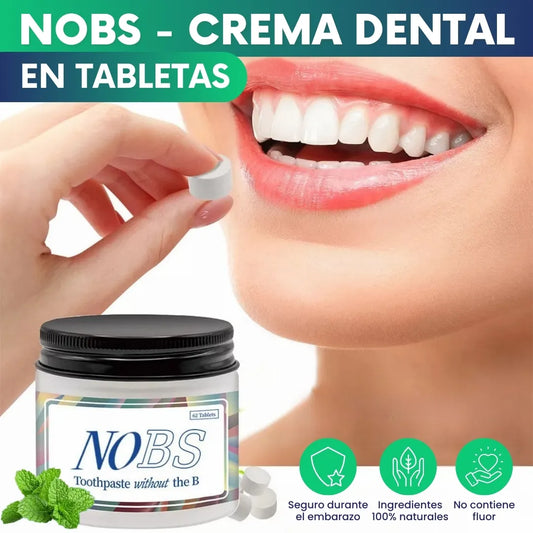 NOBS - crema dental en tabletas