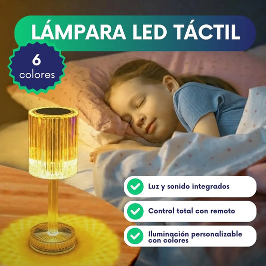 Lámpara led táctil - 6 colores ajustable