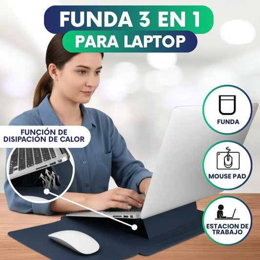 Funda 3 en 1 para laptop
