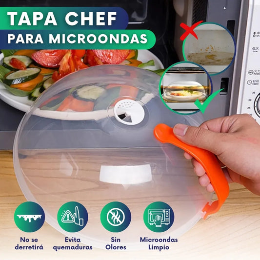 Tapa Chef para microondas - 27cm
