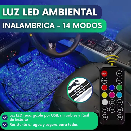 Luz led ambiental inalámbrica - 14 modos