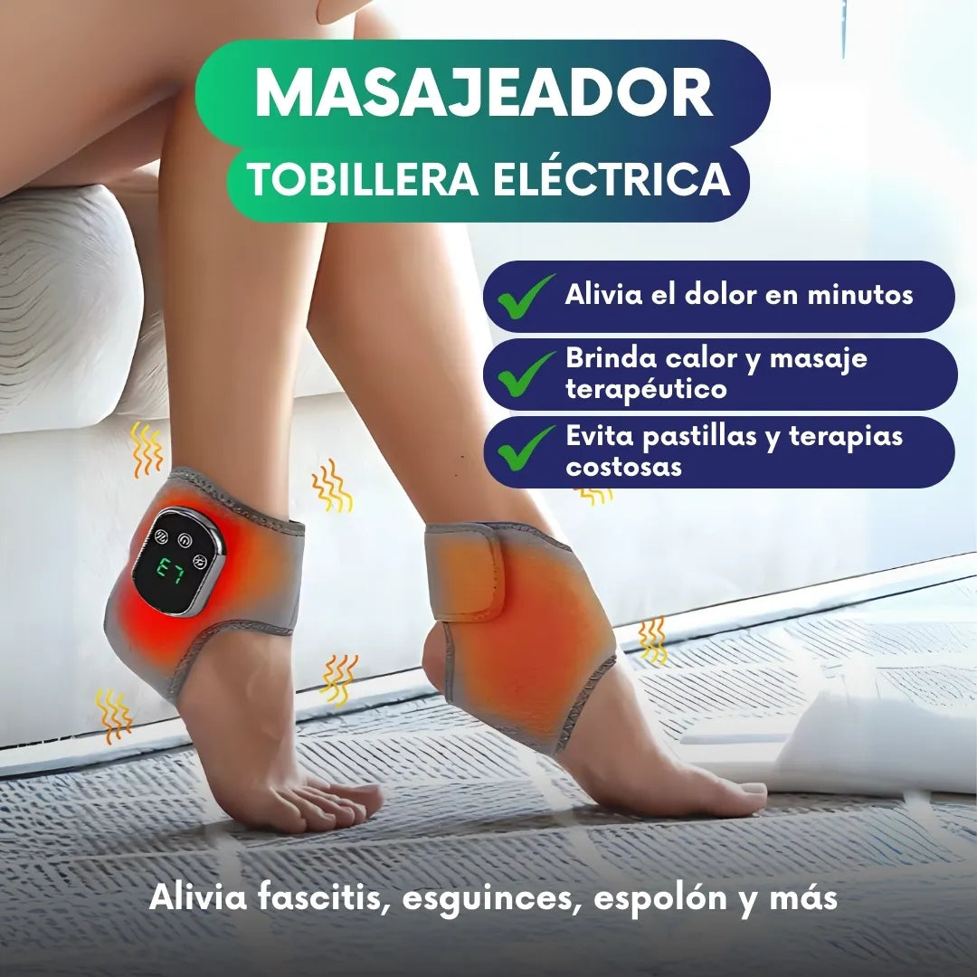 Masajeador tobillera térmica - Alivia el dolor