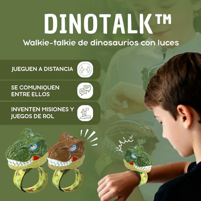 DinoTalk™ - Walkie - talkie de dinosaurios con luces