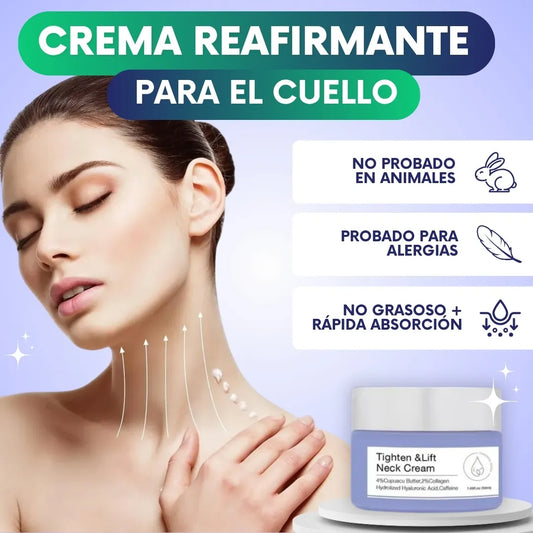 Crema reafirmante para el cuello