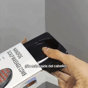 Cepillo capilar con tecnología LED para el crecimiento