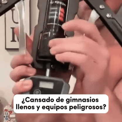 Entrenador de fuerza hidráulico ajustable con contador LED