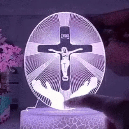 Lámpara LED Cristo 16 colores + eBook 🎁