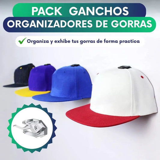 Ganchos organizadores de gorras