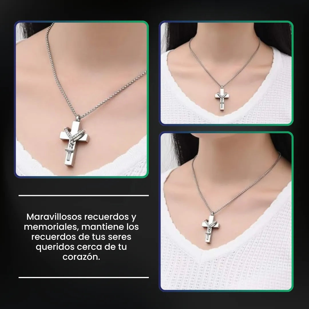 Cruz conmemorativa abrazo eterno