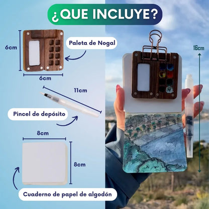 Set mini acuarelas + regalos 🎁