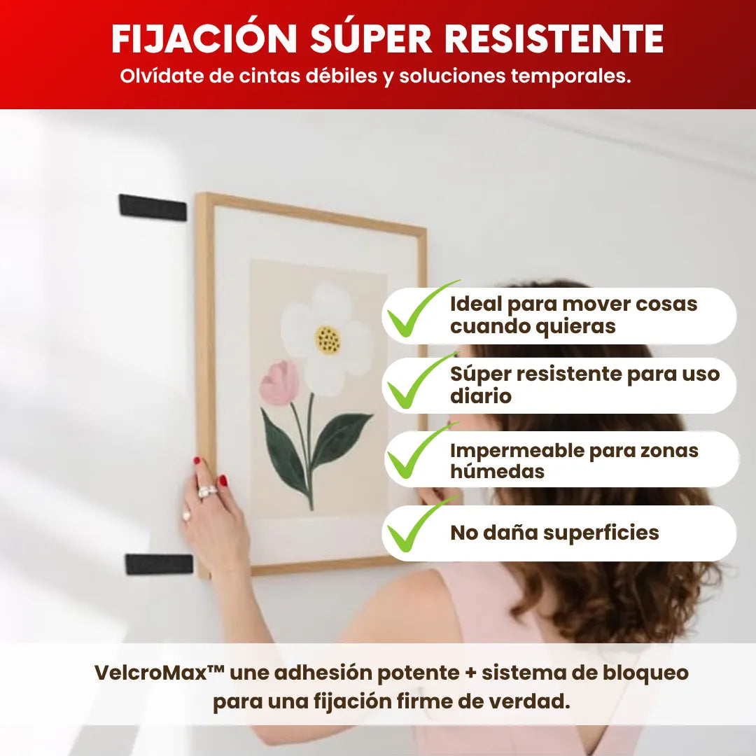 VelcroMax™ - Set x48 cintas mágicas de velcro doble faz super resistente