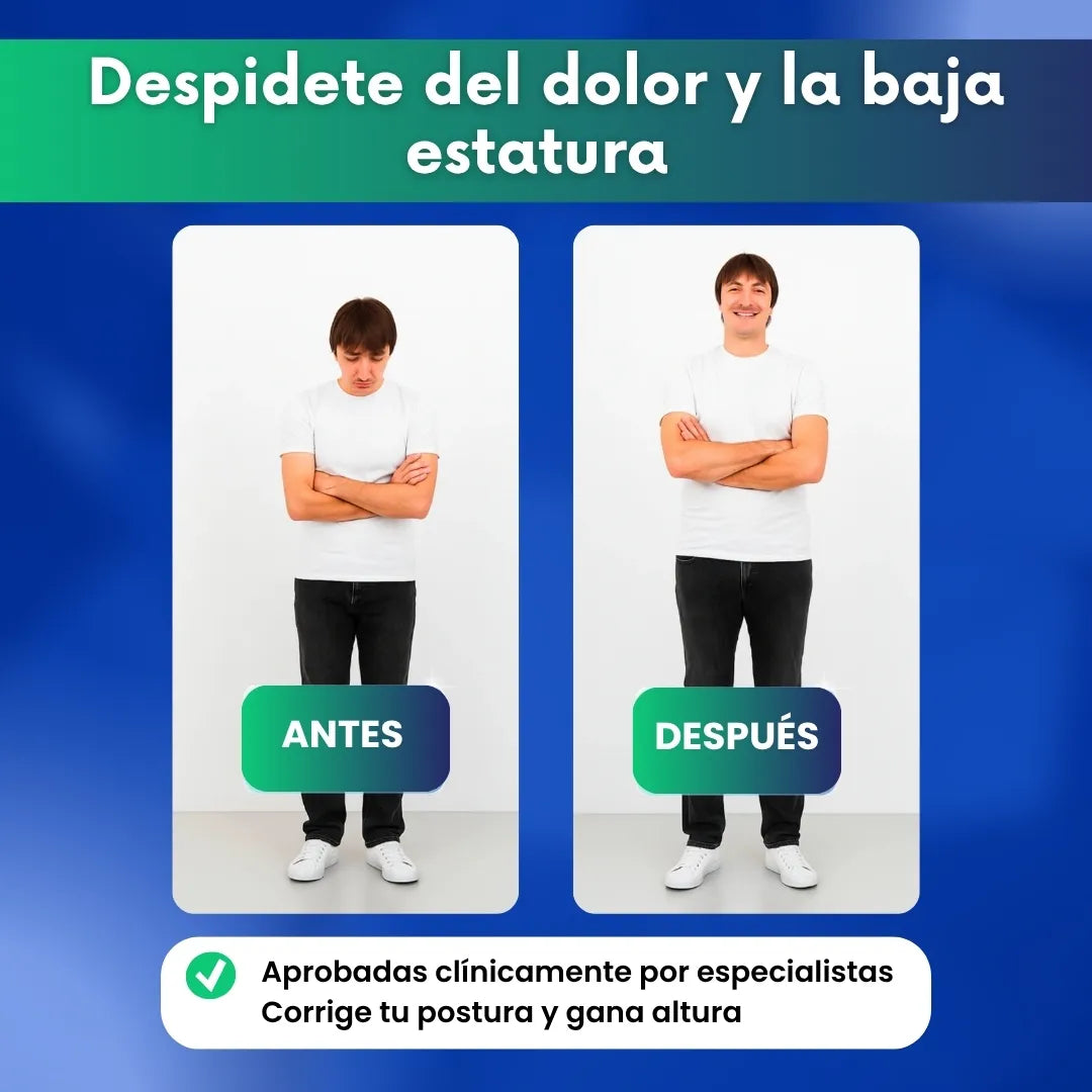 Plantillas aumenta altura ortopédicas - 2x1