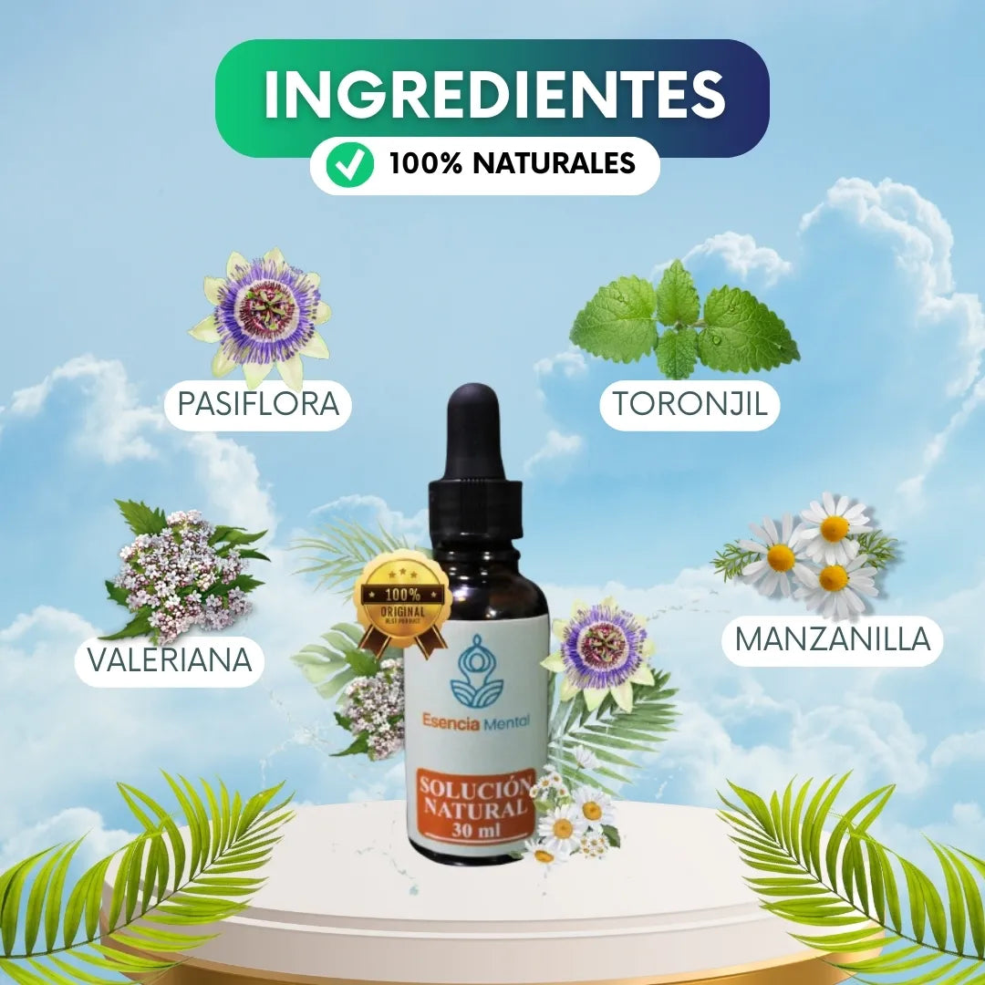 Esencia Mental - gotas naturales para el insomnio