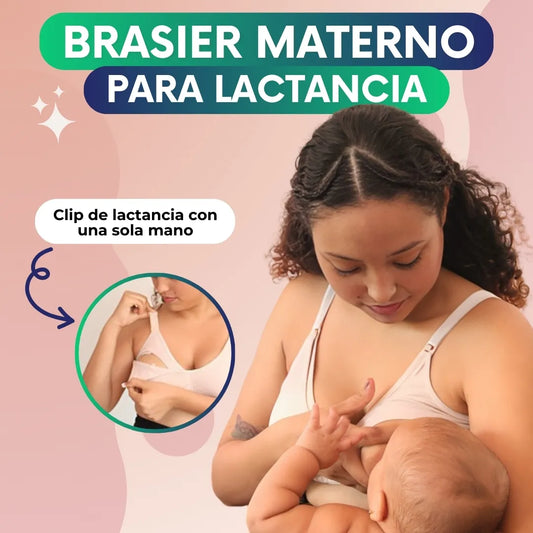 Brasier materno para lactancia - Flexible (Talla única)