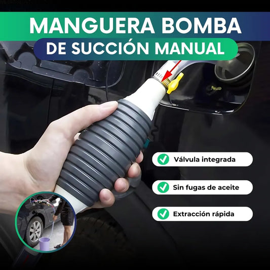 Manguera bomba de succión manual X 3 metros