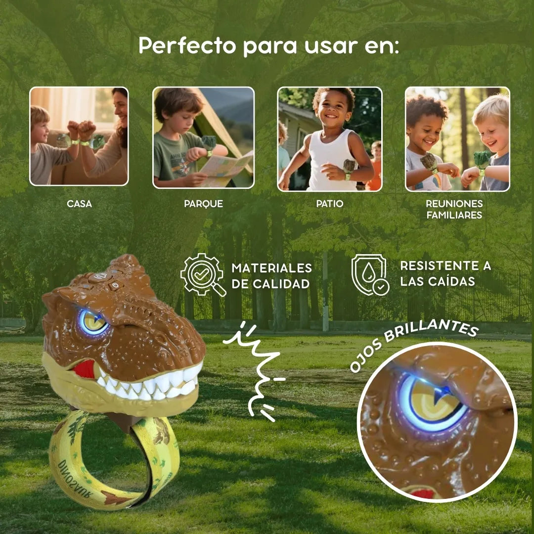 DinoTalk™ - Walkie - talkie de dinosaurios con luces