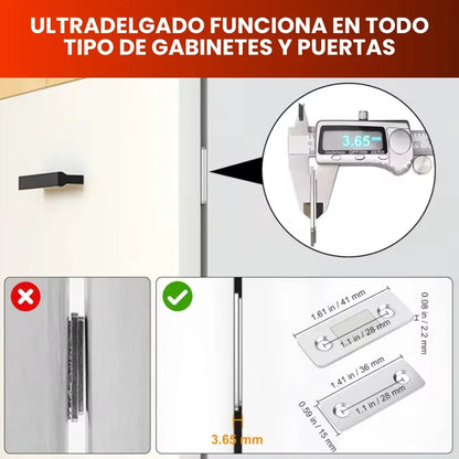 MagniLock™ - Pack 10 pares de imanes adhesivos para gabinetes