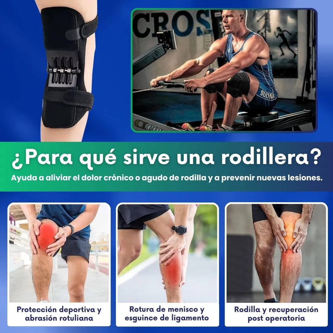 Rodillera con resortes - alivia la tensión - Lleva 2 - paga 1