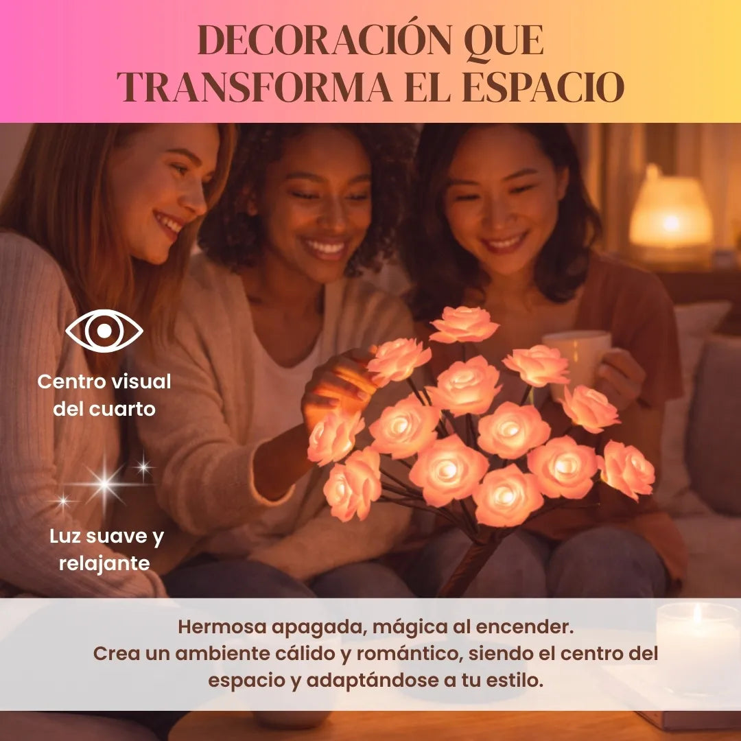 Amoréa™ - Lámpara árbol de rosas