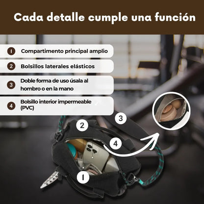 MatBag™ - Bolso deportivo 2 en 1 con porta tapete y correa